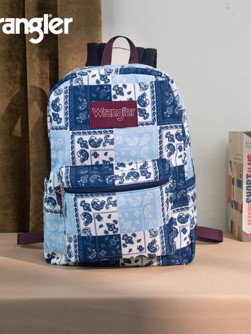 Wrangler Paisley Print Backpack - Jean
